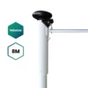 Vlaggenmast Hijsbaar 8 meter
